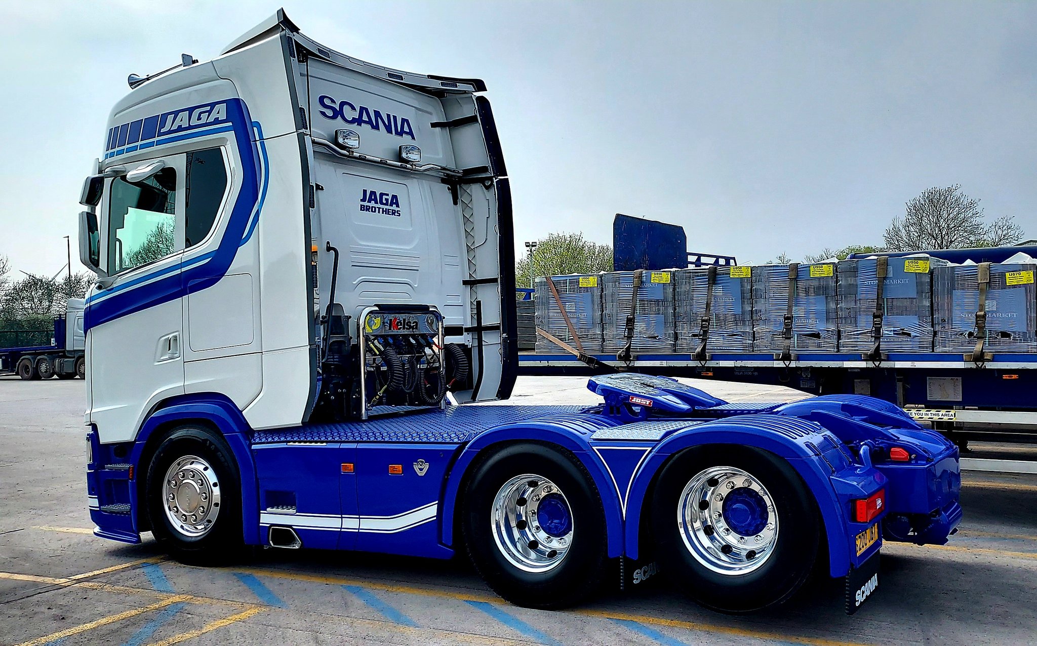 Superb Scania fleet for Jaga Brothers Transport supplied by Keltruck ...